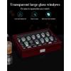 imageANWBROAD 21 Slot Watch Cases for Men Watch Box with Large Glass Lid Lockable Wood Watch Display Case Watch Organizer Giftable Luxurious Watch Holder UJWB004Y