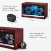 imageANWBROAD Watch Winder 6 Watch Rotator with LED and Super Quiet Motor Watch Spinner 4 Rotating Modes Watches Winder box for rolex Watch Shaker with USB Cable UJWW003Y