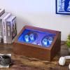 imageANWBROAD Watch Winder for Automatic Watches 46 Watch Rotator and Storages with Super Quiet Mabuchi Motor LED Backlight Watch Turner Piano Paint Watch Turner 4 Rotating Modes Gift UJWW002T