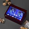imageANWBROAD Watch Winder for Automatic Watches 46 Watch Rotator and Storages with Super Quiet Mabuchi Motor LED Backlight Watch Turner Piano Paint Watch Turner 4 Rotating Modes Gift UJWW002R