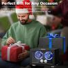 imageANWBROAD Watch Winder for Automatic Watches Double Watch Winder with LED and 4 Rotating Modes Automatic Watch Winder Super Quiet Mabuchi Motor Watch Winder Box with Adapter Gift for Man UJWW004B