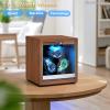 imageANWBROAD Watch Winder for Automatic Watches Wooden 3 Watch Winders 4 Modes Automatic Watch Winder Box with Quiet Japan Motor LED Watch Spinner with Foam Pillows AC Adapter Gift for Man UJWW013M