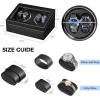 imageANWBROAD Watch Winders for Automatic Watches Automatic Watch Winder with 4 Watch Rotator and 6 Extra Storages 4 Watch Winder with Japanese Quiet Motor Luxury Carbon Fiber Watch WinderUJWW012C