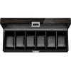 imageANWBROAD Watch Box for Men 6 Slot Mens Watch Box Watch Storage Watch Holder Organizer for Men Watch Display Case with Glass Lid6 Slot UJWB006E