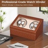 image:imageANWBROAD Watch Winder for Automatic Watches Automatic Watch Winder Box with 4 Watch Rotator and 6 Extra Storages 4 Watch Winder with Japanese Quiet Motor Watch Winders for Men amp Women UJWW012Z