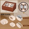 image:imageANWBROAD Watch Winder for Automatic Watches Automatic Watch Winder Box with 4 Watch Rotator and 6 Extra Storages 4 Watch Winder with Japanese Quiet Motor Watch Winders for Men amp Women UJWW012Z