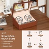 image:imageANWBROAD Watch Winder for Automatic Watches Automatic Watch Winder Box with 4 Watch Rotator and 6 Extra Storages 4 Watch Winder with Japanese Quiet Motor Watch Winders for Men amp Women UJWW012Z