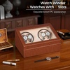 image:imageANWBROAD Watch Winder for Automatic Watches Automatic Watch Winder Box with 4 Watch Rotator and 6 Extra Storages 4 Watch Winder with Japanese Quiet Motor Watch Winders for Men amp Women UJWW012Z